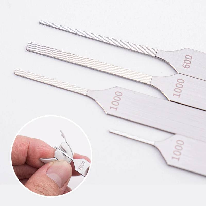 SIMON TOOLS Double Sided Stainless Steel Model Grinding Files