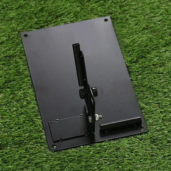 Golf Alignment Stick Holder Swing Practice Plate Plane Trainer Training Aid Alignment Stick Base