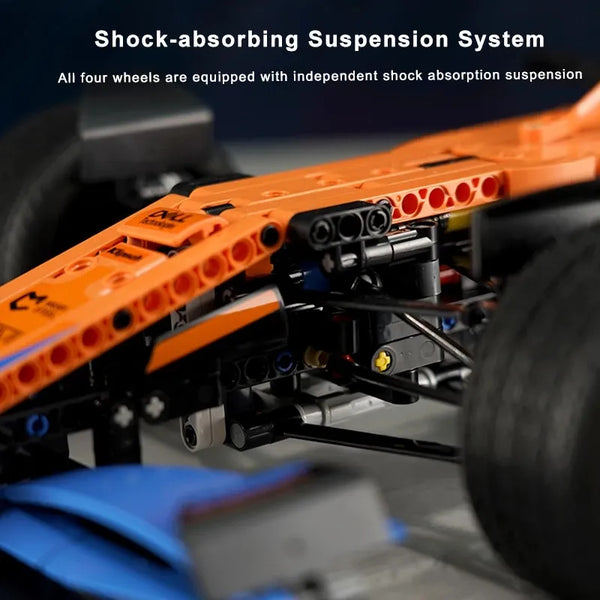 Technical Classic Formula F1 Racing Remote Control Car Moc Bricks Buiding Blocks Model Kit DIY Toys For Boys Children Gift Decor