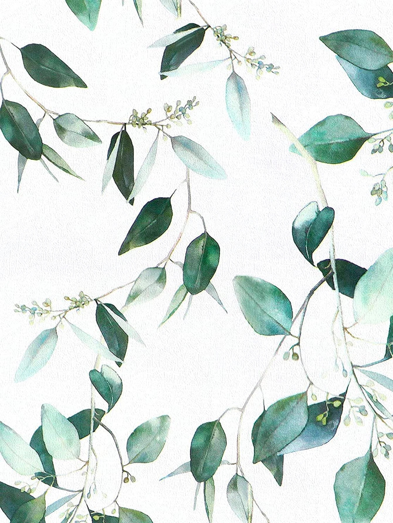 Vinyl Green Leaf Peel and Stick Wallpaper Self Adhesive Contact Paper Removable Waterproof Wallpaper For Furniture Renovation