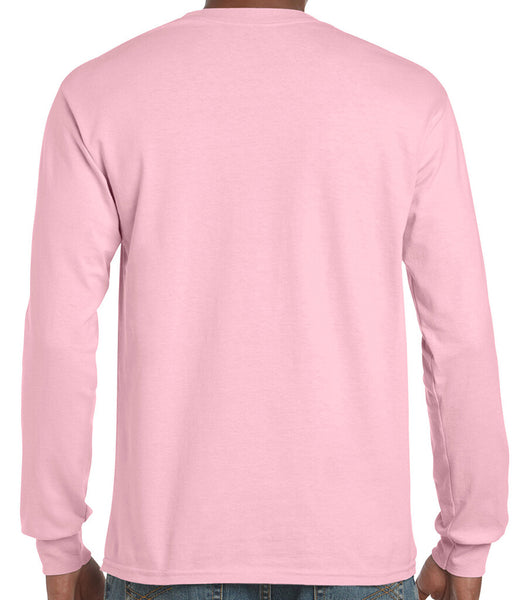 Gildan Mens Ultra Cotton Adult Long Sleeve T-Shirt Classic Fit Rib Cuffs Tee TOP
