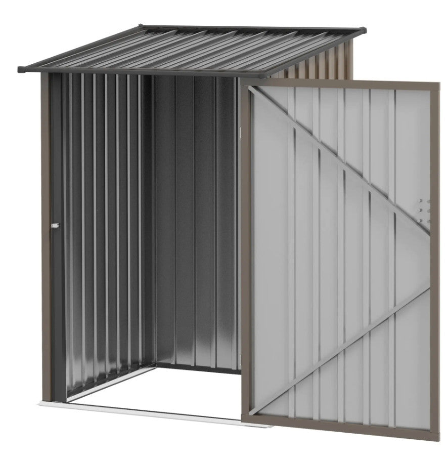 Metal Storage Shed Outdoor Garden Small Lock Tool Cabinet Utility Patio Box Unit