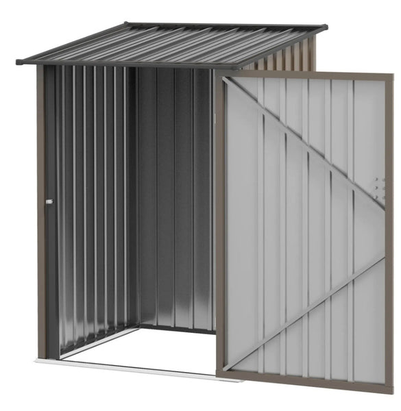 Metal Storage Shed Outdoor Garden Small Lock Tool Cabinet Utility Patio Box Unit