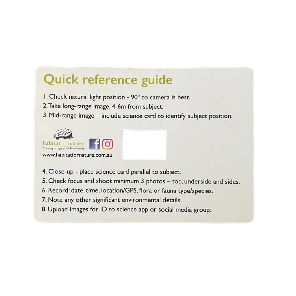 Citizen Science Project Photographic Field Identification Aid Great Gift idea