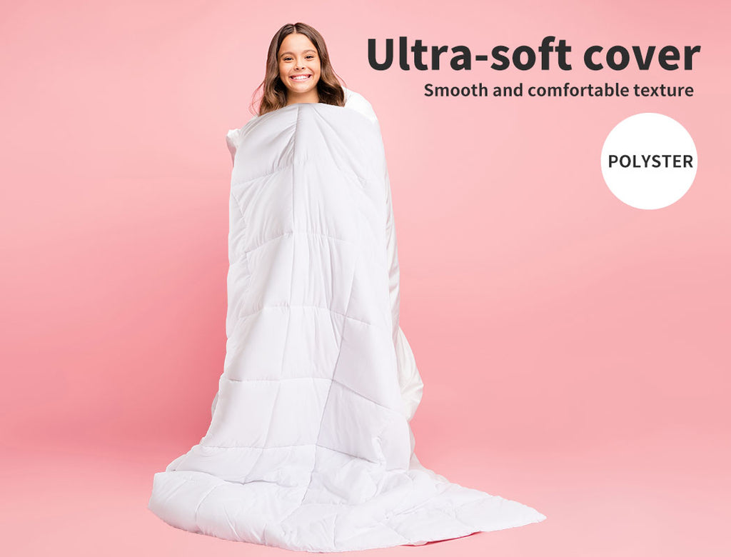 Dreamz Microfiber Quilt Doona Duvet Winter Summer Microfibre 250GSM All Size