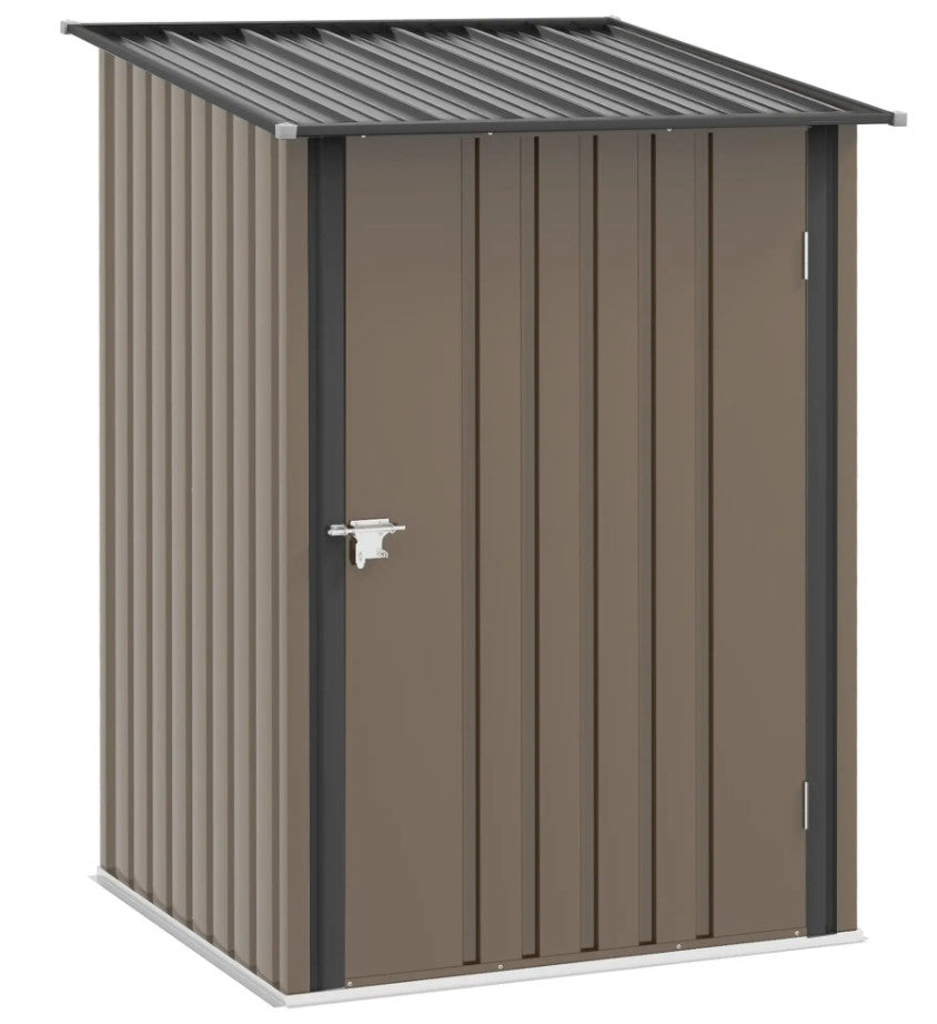 Metal Storage Shed Outdoor Garden Small Lock Tool Cabinet Utility Patio Box Unit