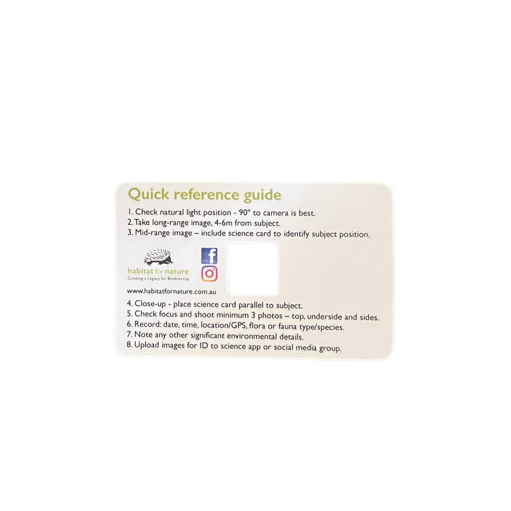 Citizen Science Project Photographic Field Identification Aid Great Gift idea