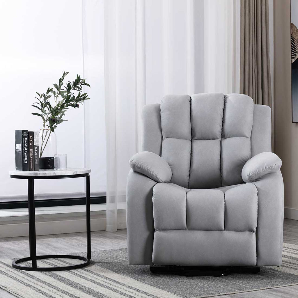 Rise Recliner Chair Single Motor Lift Mobility Chair in Technology Fabric