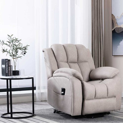 Rise Recliner Chair Single Motor Lift Mobility Chair in Technology Fabric