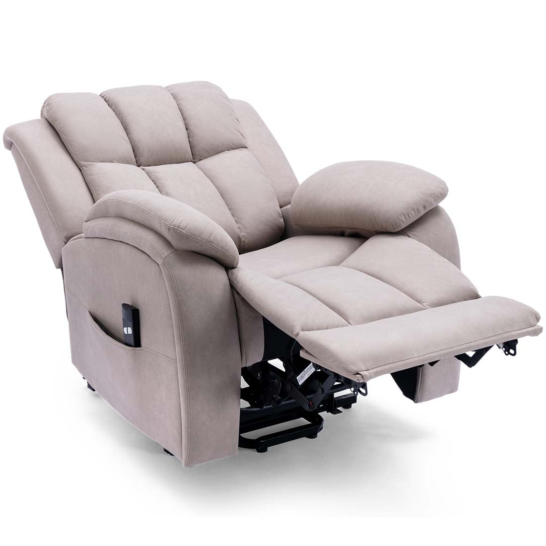 Rise Recliner Chair Single Motor Lift Mobility Chair in Technology Fabric