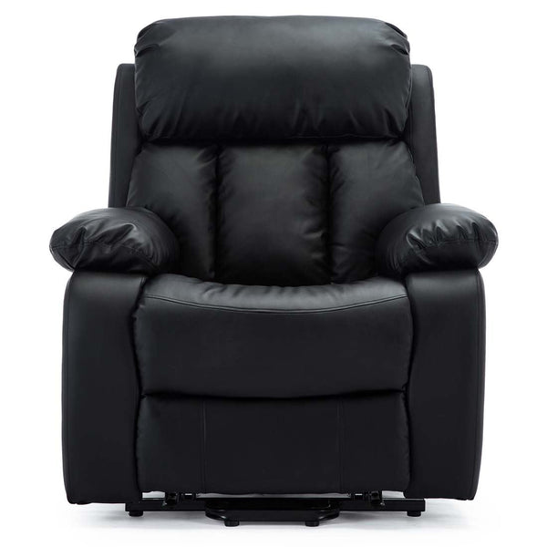CHESTER DUAL MOTOR RISER ELECTRIC LEATHER RECLINER ARMCHAIR HEATED MASSAGE CHAIR