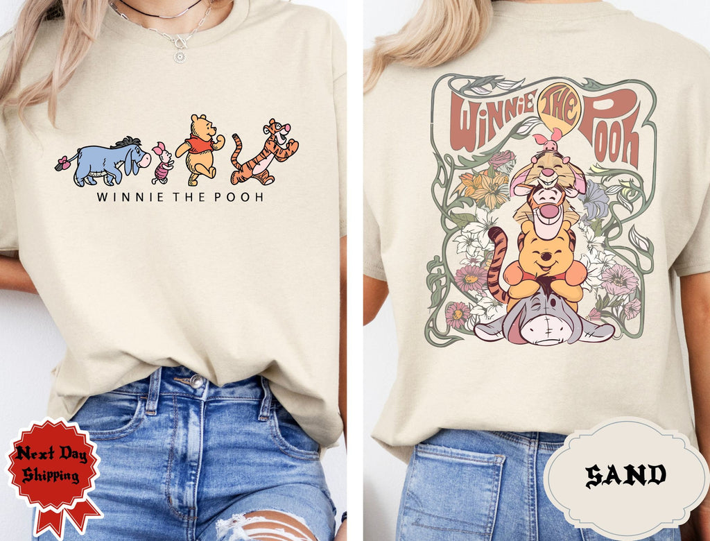 Retro Winnie The Pooh Shirt, Pooh And Friends Tshirt, Disney Pooh Shirt, Pooh T-Shirt, Pooh Bear And Co Tee, Winnie The Pooh
