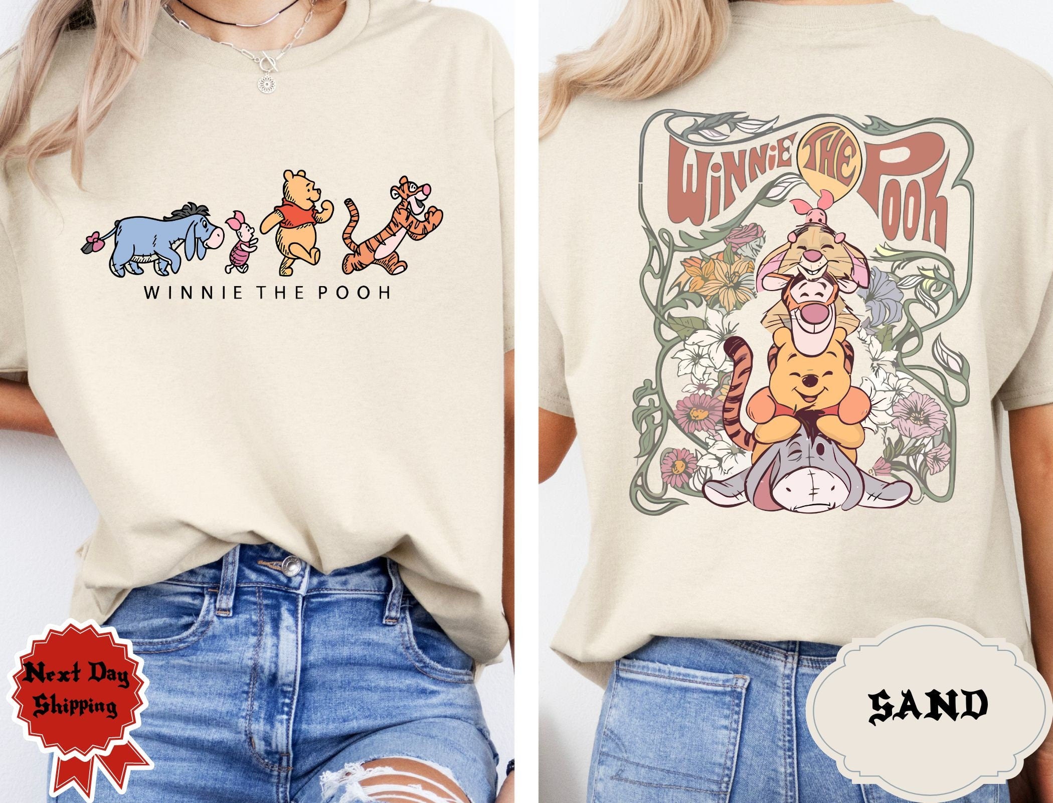 Retro Winnie The Pooh Shirt, Pooh And Friends Tshirt, Disney Pooh Shirt, Pooh T-Shirt, Pooh Bear And Co Tee, Winnie The Pooh