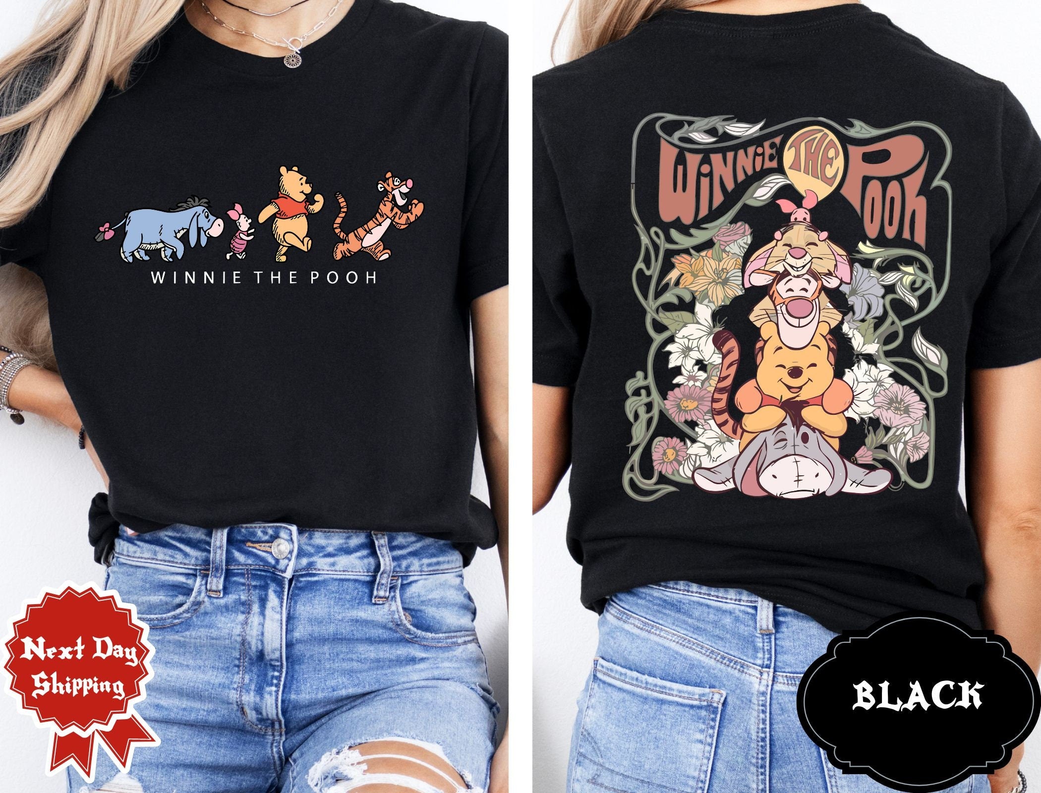 Retro Winnie The Pooh Shirt, Pooh And Friends Tshirt, Disney Pooh Shirt, Pooh T-Shirt, Pooh Bear And Co Tee, Winnie The Pooh