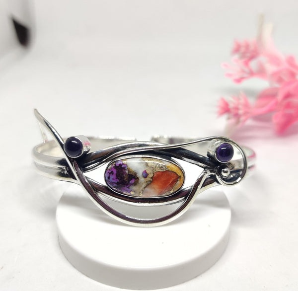 Green Copper Turquoise Bangle, 925 Silver Bangle, Handmade Bangle, Women Bangle, Adjustable Bangle, Everyday Bangle, Silver Bracelet Jewelry