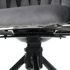 6PCS SWIVEL VELVET DINING CHAIRS ROTATABLE METAL LEGS KITCHEN CHAIRS MODERN GREY