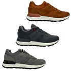 Lambretta Mens Echo 2 Lace Up Sporty Retro Trainers Sneakers Shoes