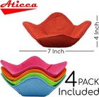 ATICCA Microwave Bowl Holders for Hot Food Set of 4 Bowl Holders for Cozy Bowls