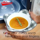 ATICCA Microwave Bowl Holders for Hot Food Set of 4 Bowl Holders for Cozy Bowls