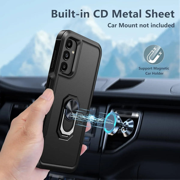 For Samsung Galaxy A15 A14 5G A54 Case Shockproof Phone Cover + Tempered Glass