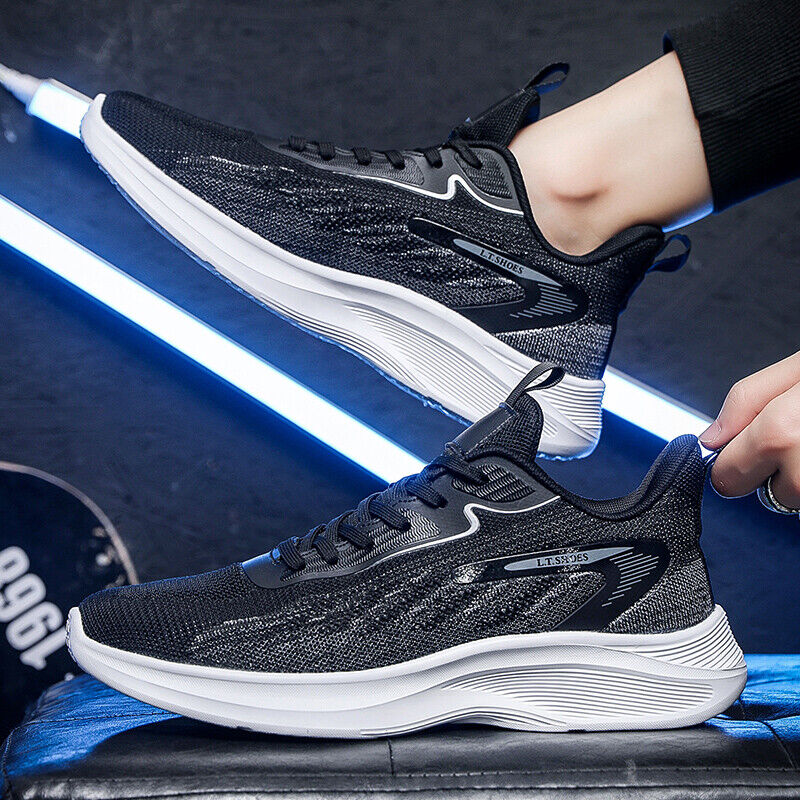 Men's Athletic Shoes Lightweight Jogging Shoes Running Lace Up Sneaker for Men