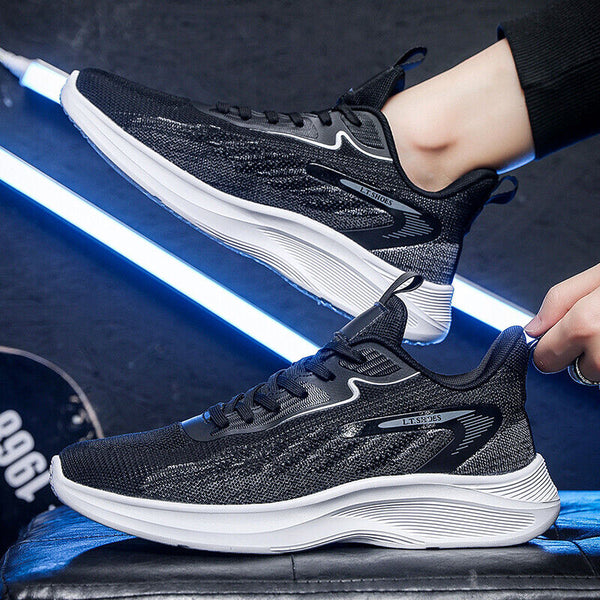 Men's Athletic Shoes Lightweight Jogging Shoes Running Lace Up Sneaker for Men
