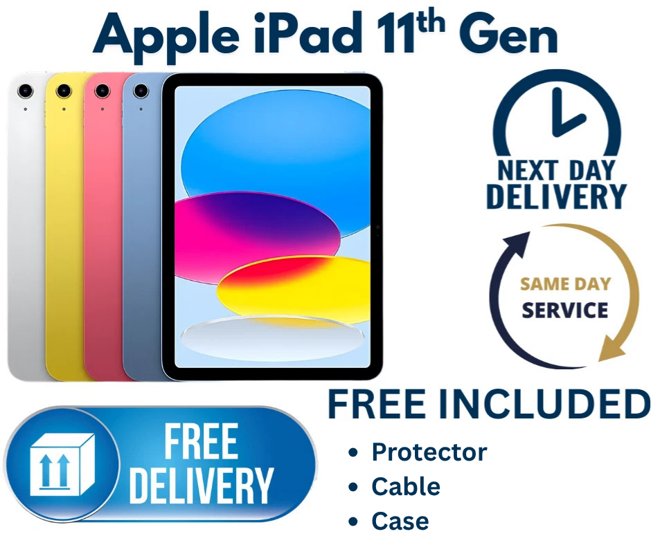 Apple iPad 11th Generation 2025 11" Wi-Fi only A16 - 128GB - All Colours