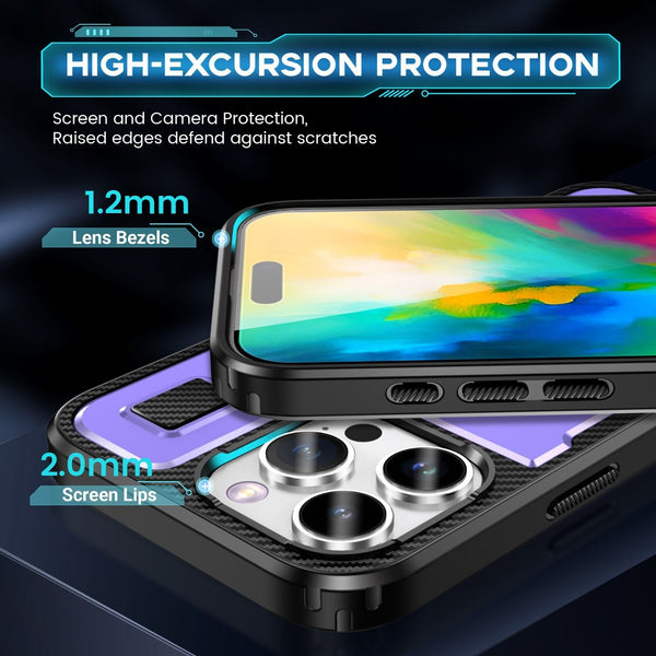 For iPhone 16 15 14 Plus 13 12 11 Pro Max Case Shockproof Ring Stand Phone Cover