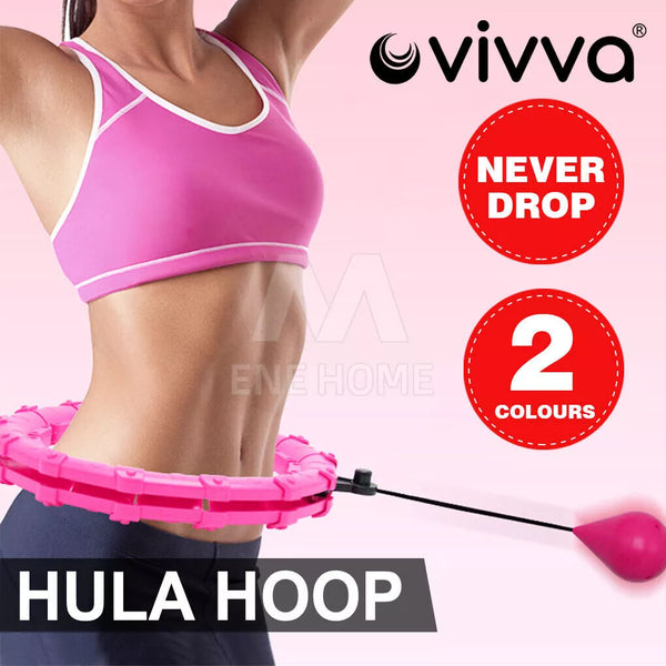 Fitness Smart Hula Hoop Detachable Weighted Hoops Lose Weight Sports 30/36 Knots