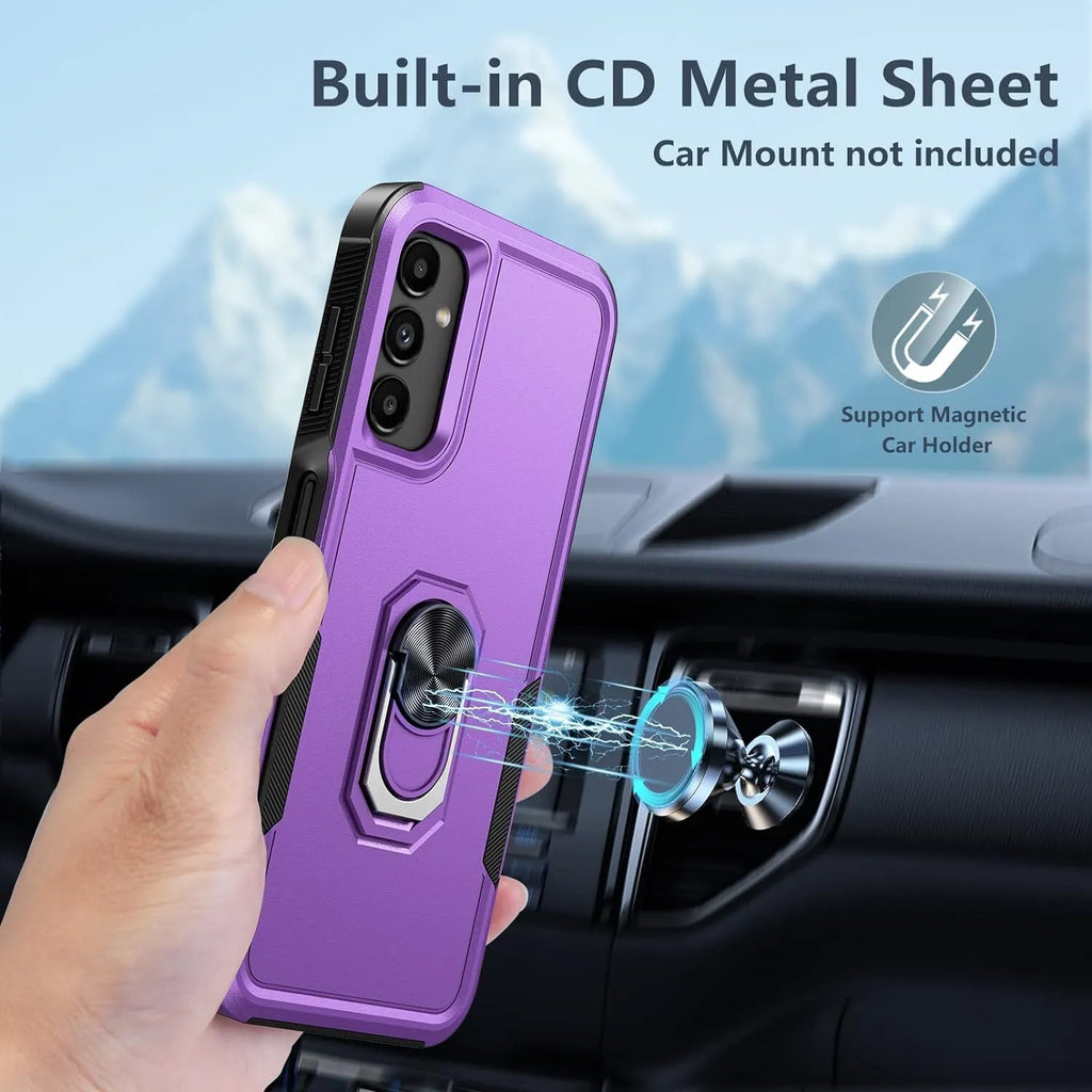 For Samsung Galaxy A15 A14 5G A54 Case Shockproof Phone Cover + Tempered Glass
