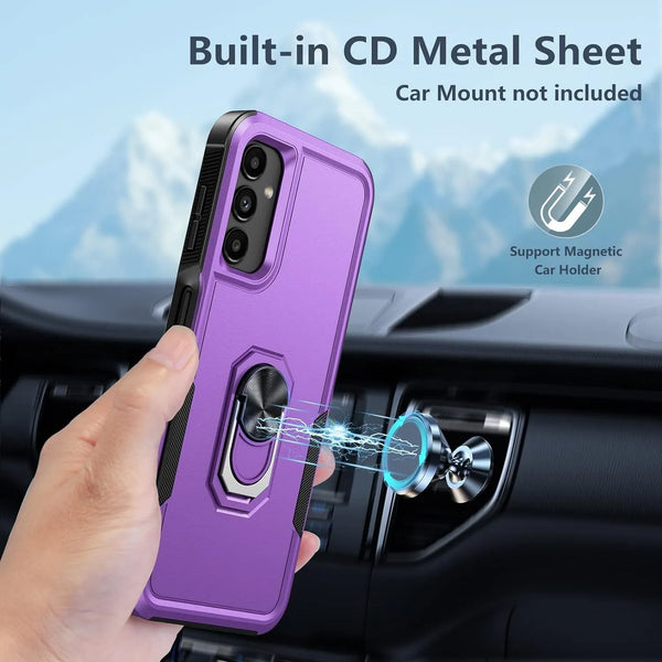 For Samsung Galaxy A15 A14 5G A54 Case Shockproof Phone Cover + Tempered Glass