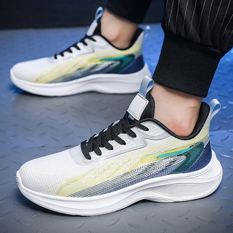 Men's Athletic Shoes Lightweight Jogging Shoes Running Lace Up Sneaker for Men