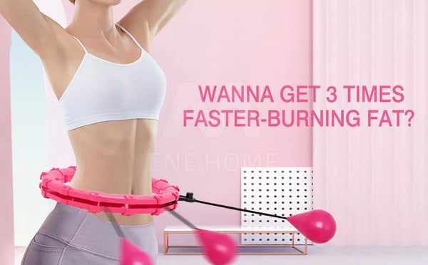 Fitness Smart Hula Hoop Detachable Weighted Hoops Lose Weight Sports 30/36 Knots