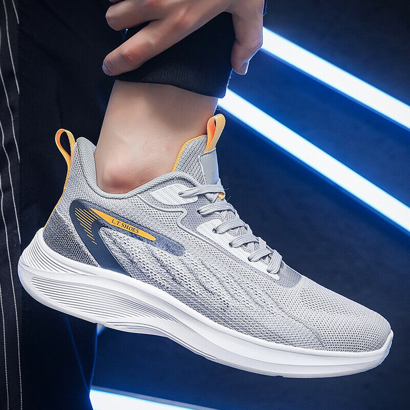 Men's Athletic Shoes Lightweight Jogging Shoes Running Lace Up Sneaker for Men