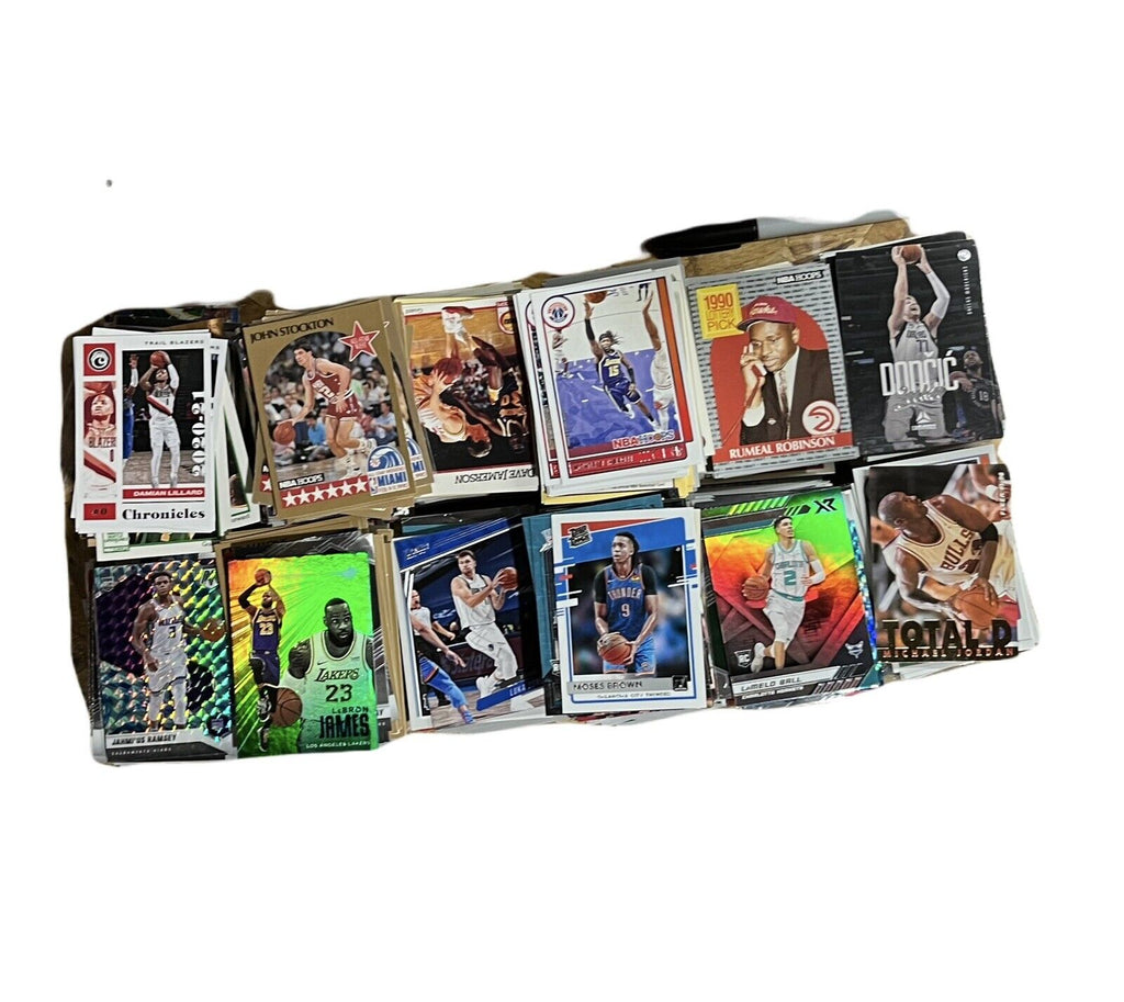 NBA Basketball Large Pack 100 Cards Repack Lot Rookies! Stars! Jordan? LeBron?