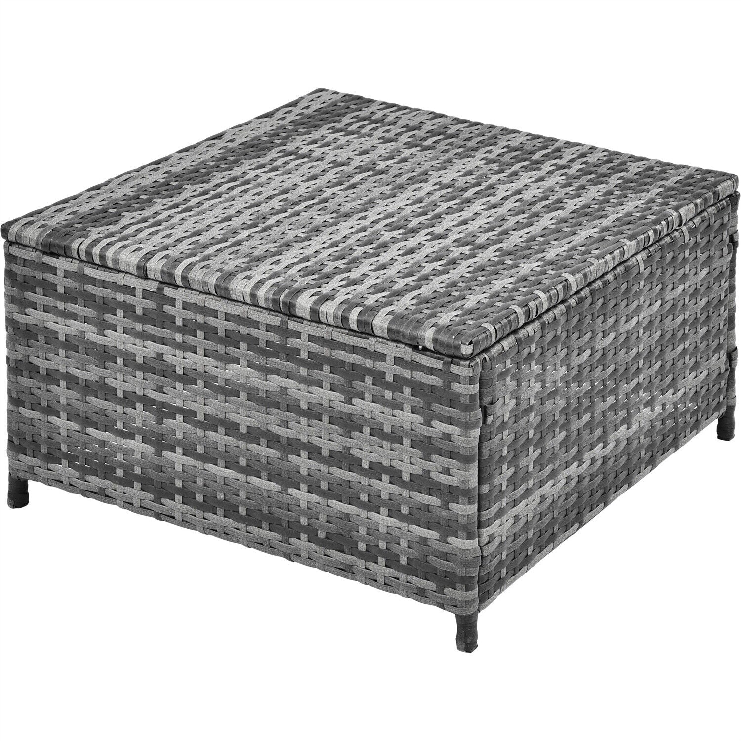 Rattan Garden Furniture Set Sofa Table Recliner Chair Set Patio Outdoor Grey