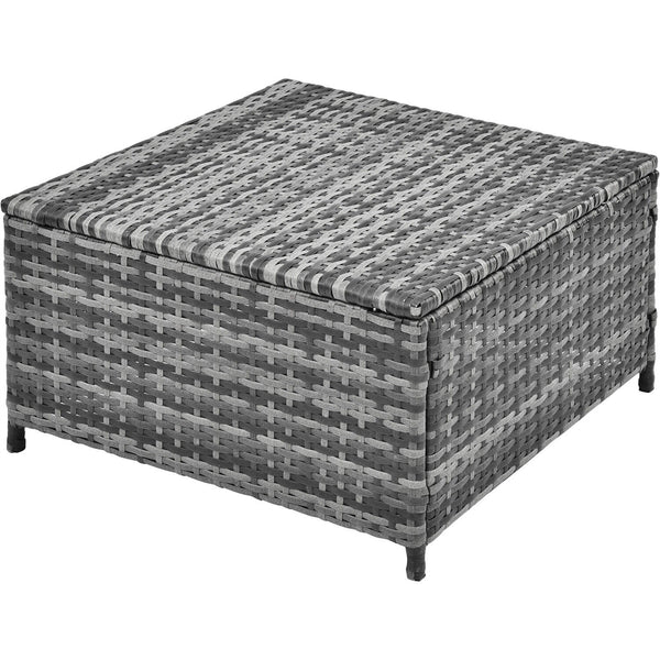 Rattan Garden Furniture Set Sofa Table Recliner Chair Set Patio Outdoor Grey