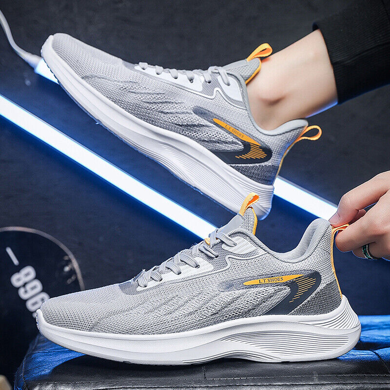 Men's Athletic Shoes Lightweight Jogging Shoes Running Lace Up Sneaker for Men