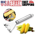 Kitchen Cutter Thresher Tool Stainless Steel Corn Cob Peeler Stripper Remover