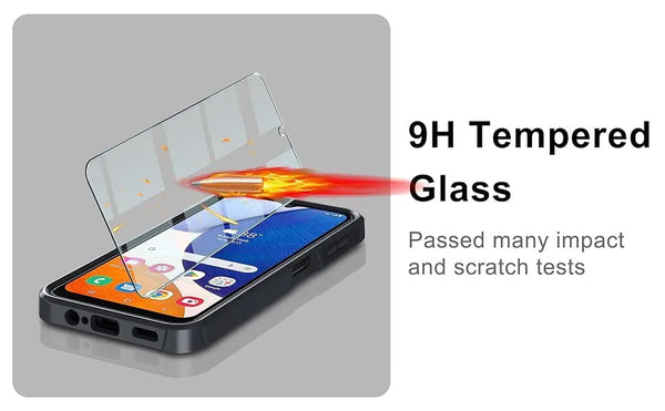 For Samsung Galaxy A15 A14 5G A54 Case Shockproof Phone Cover + Tempered Glass