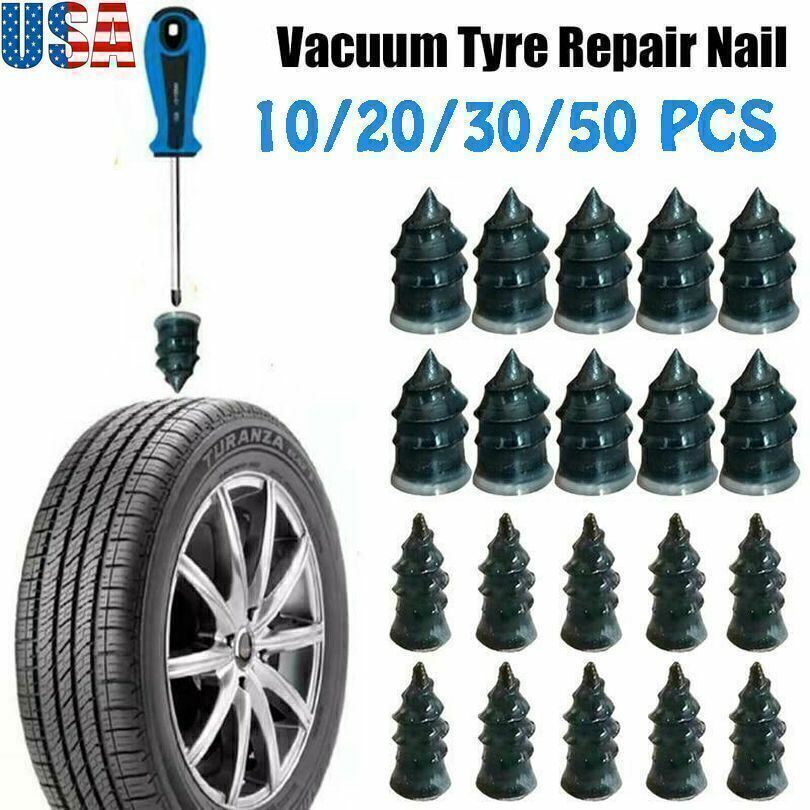 10-80Pcs Car Vacuum Tire Repair Nail Motorcycle Tubeless Tyre Repair Rubber Nail