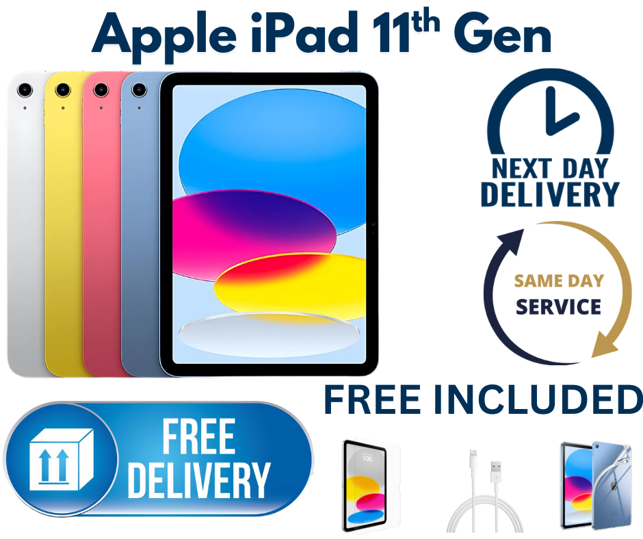 Apple iPad 11th Generation 2025 11" Wi-Fi only A16 - 128GB - All Colours