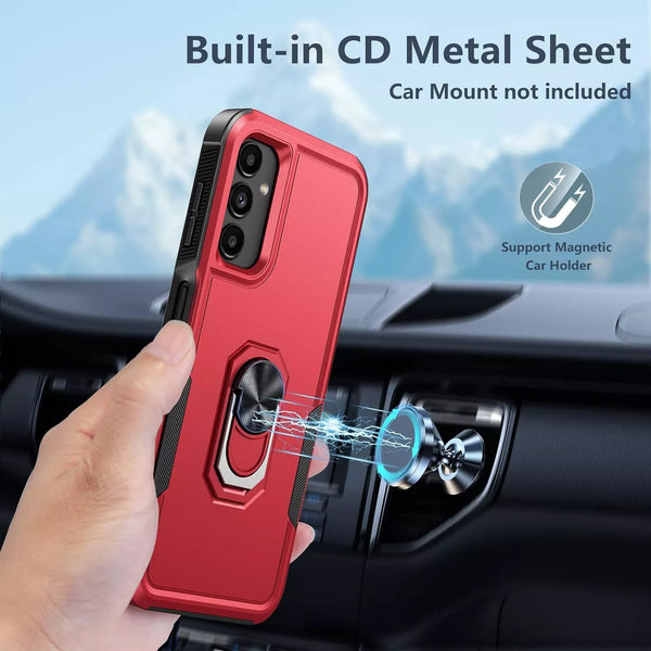 For Samsung Galaxy A15 A14 5G A54 Case Shockproof Phone Cover + Tempered Glass