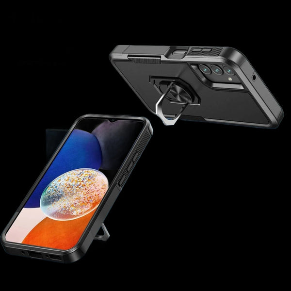 For Samsung Galaxy A15 A14 5G A54 Case Shockproof Phone Cover + Tempered Glass