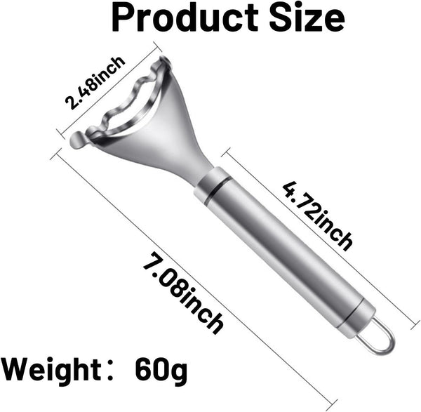 Kitchen Cutter Thresher Tool Stainless Steel Corn Cob Peeler Stripper Remover