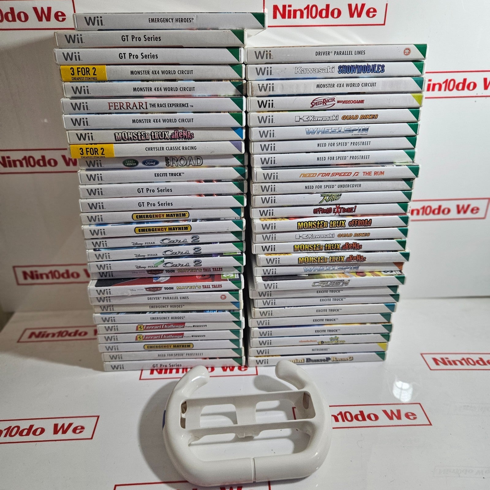 Nintendo Wii Console | Choose your Bundle + Extra Accesories! | + 40 Free Games!