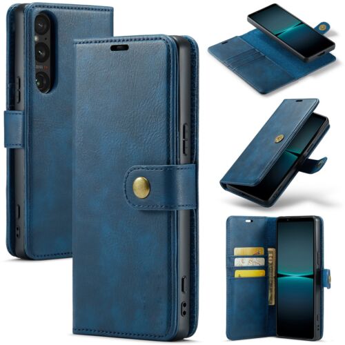 For Sony Xperia 1 5 10 VI V 2in1 Magnetic Removable Leather Wallet Case Cover