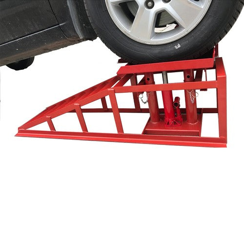 4 ton Hydraulic Car Ramps 2PC Garage Auto Van Bottle Lift Jack Ramp Heavy Duty