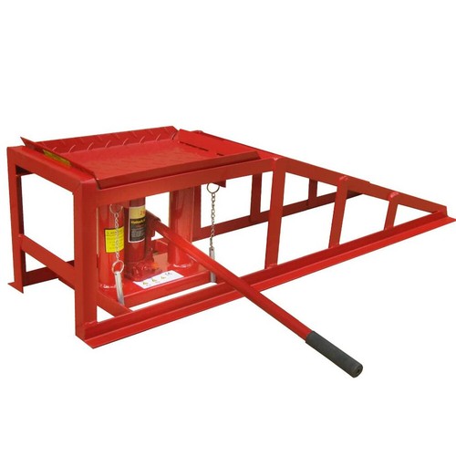 4 ton Hydraulic Car Ramps 2PC Garage Auto Van Bottle Lift Jack Ramp Heavy Duty