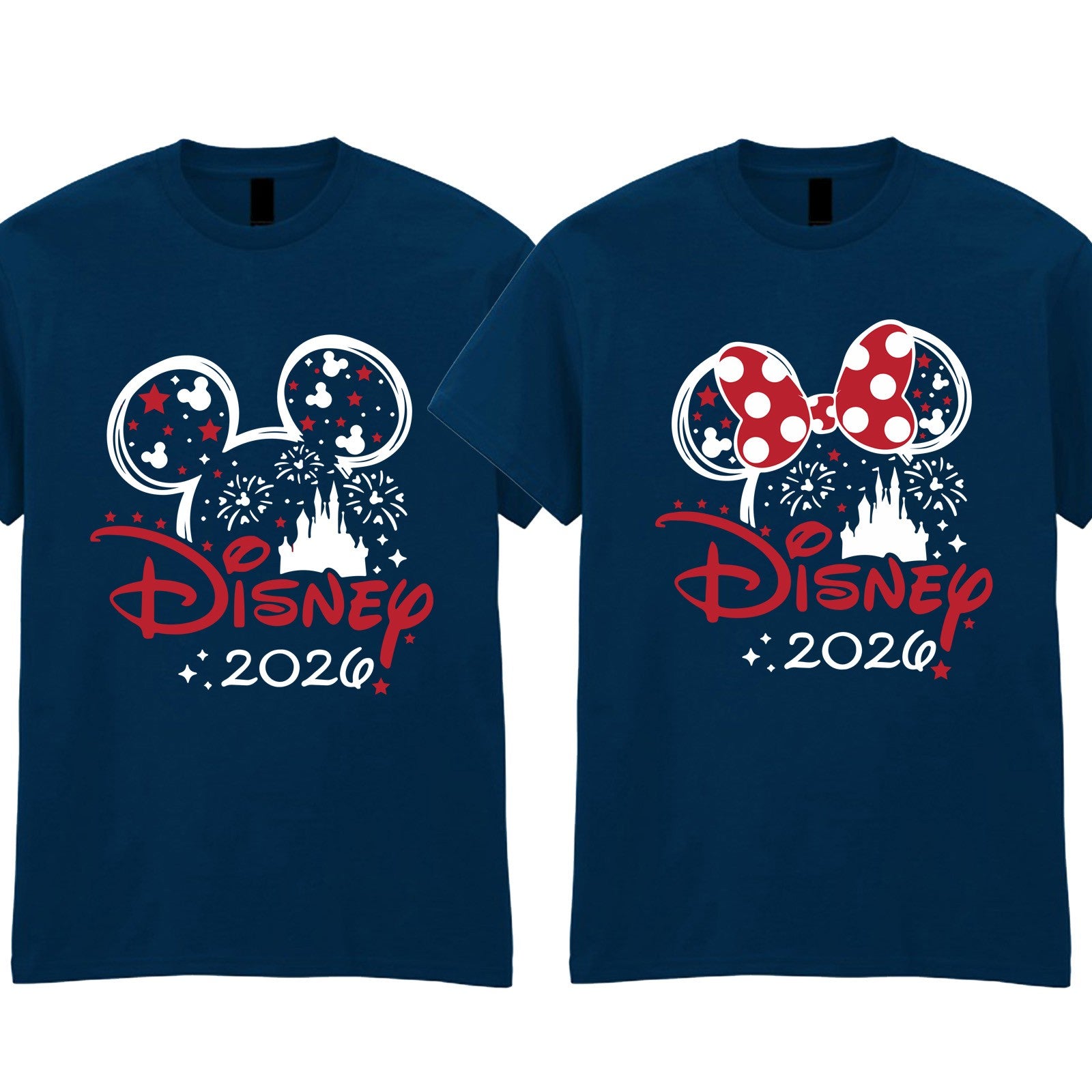 Disney Trip 2026 Family Matching T Shirt Minnie Disneyland Holiday T-Shirt Gift